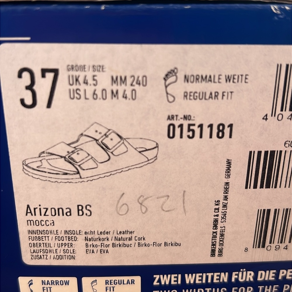 BIRKENSTOCK Arizona size 37 tan color - Picture 17 of 17